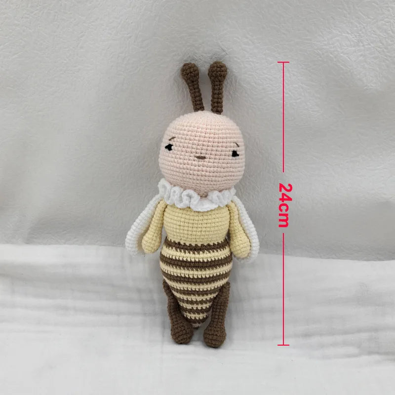 BuzzBabe: Crochet Bee Teether & Rattle Set